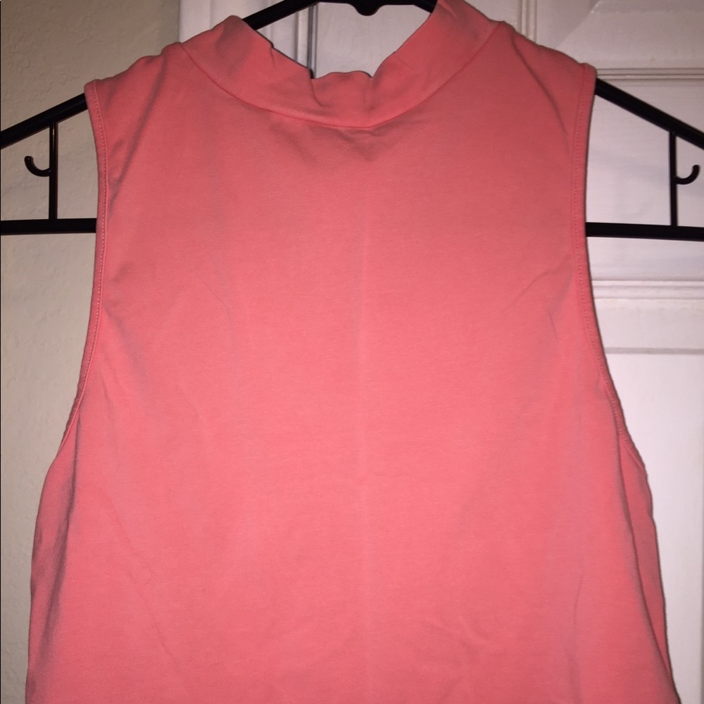 Forever 21 Coral Turtle Neck Shirt